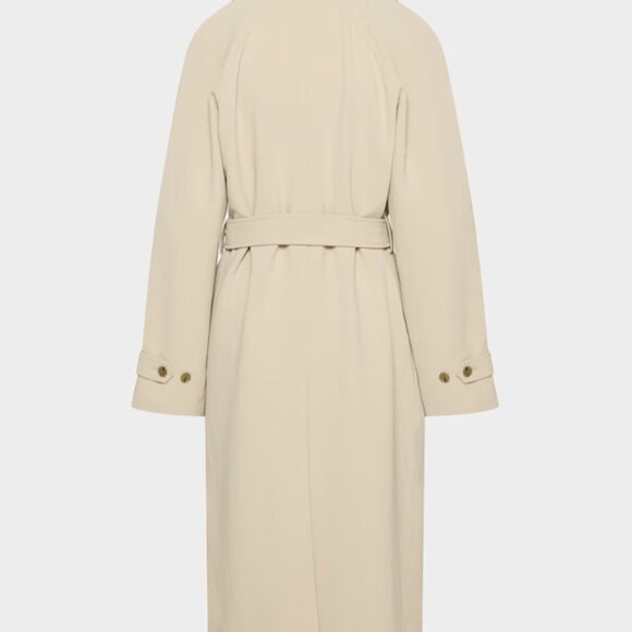 NWT Aritzia The Splendor Trench Coat - Crepette Marcona Beige M - Picture 9 of 12
